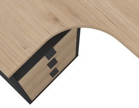 Pracovný stôl s doskou v dubovom dekore 100x150 cm Sign – Tvilum