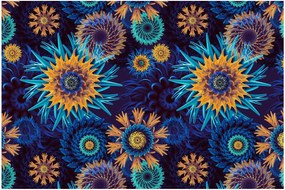 Obraz - 3D kvety (90x60 cm)