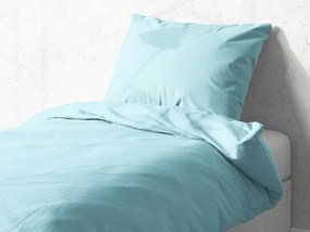 Detské bavlnené posteľné obliečky do postieľky Moni MO-046 Ľadová modrá Do postieľky 90x140 a 40x60 cm