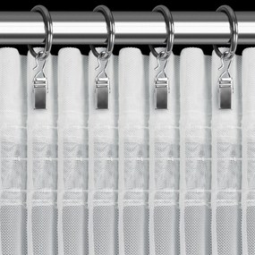 ZÁCLONA NA PÁSKE KATRINA 350X150 CM BIELA