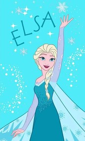 Detský uteráčik Ľadové Kráľovstvo Princezná Elsa 30x50 cm