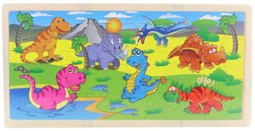 Lamps Drevené puzzle dino 96 dielikov