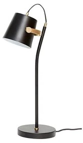 Stolná lampa hübsch black brass MUZZA
