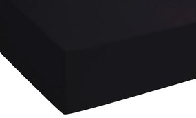 Biberna Napínacia džersejová plachta (čierna, 180 – 200 x 200 cm)  (100227068)