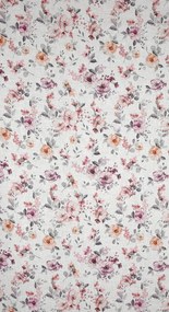 ZÁVES NA KRÚŽKOCH ABRIL 140X250 CM KVETY