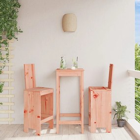 Barové stoličky 2 ks 40x42x120 cm masívne drevo douglas 825357