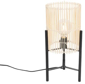 Škandinávska stolná lampa z bambusu - Natasja