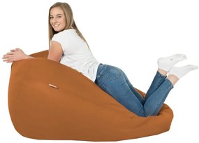 Sedací vak SAKO svetlohnedý ekokoža