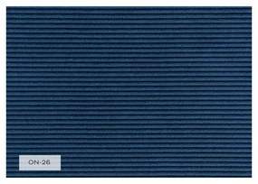 Tmavomodré menčestrové kreslo Lofty Lilly – Miuform