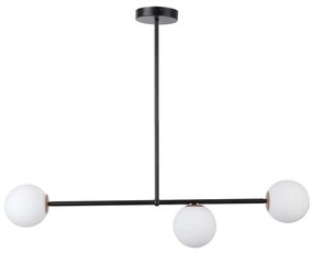Luster na tyči GAMA 3xG9/12W/230V čierna