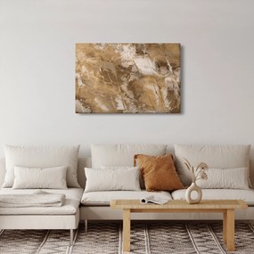 Obraz - Hnedá abstrakcia (90x60 cm)