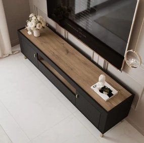 TV stolík BOXTON čierna