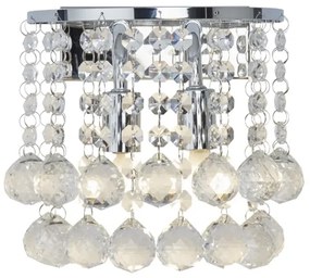 Searchlight 2402-2CC - Krištáľové nástenné svietidlo HANNA 2xG9/33W/230V