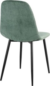 Set - 4 ks Jedálenská stolička AVENBERG RIVA zelená