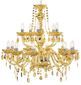 Dizajnový luster Sabella 75 cm zlatý