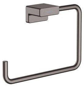 Hansgrohe AddStoris - Kruh na uterák, kartáčovaný čierny chróm 41754340