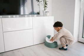 Detský nočník Kidwell NILO zelený s vyberateľnou vložkou a protišmykovou základňou