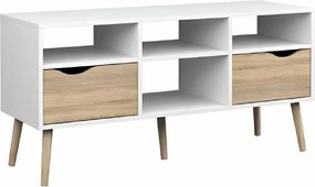 Televízny stolík OSLO 75391, biela