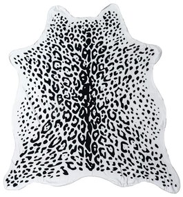 Osuška LEOPARD, čiernobiela 146 x 150 cm, 100% polyester