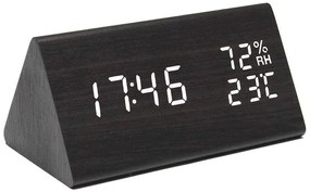 Verk 01771 Multifunkčné digitálne hodiny s teplomerom čiernej