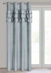 ZATEMŇOVACÍ ZÁVES NA KRÚŽKOCH SAMI 140X250 CM STRIEBORNÁ