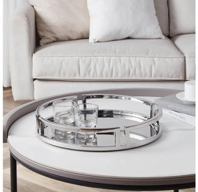 Eglo 427019 - Dekoračný podnos SAVANT pr. 38 cm chróm