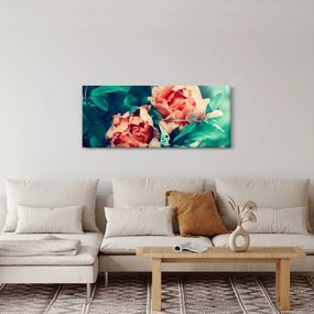Obraz jarných kvetov (120x50 cm)