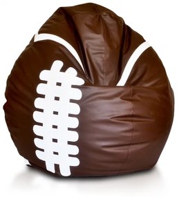 INTERMEDIC Sedací vak Rugby ekokoža - ekokoža E13 - hneda