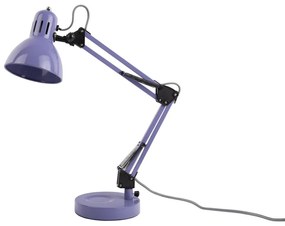 Fialová stolová lampa s kovovým tienidlom (výška 52 cm) Funky Hobby – Leitmotiv