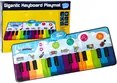 LEAN Toys Vzdelávacia tanečná podložka dúhové piano s nástrojmi 10 melódií