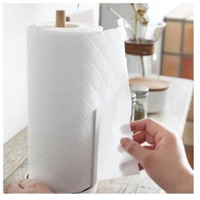 Biely stojan na kuchynské papierové utierky YAMAZAKI Tosca