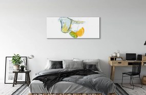 Obraz plexi Voda kiwi oranžový 120x60 cm