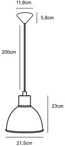 NORDLUX Kovový závesný luster POP, 1xE27, 40W, matná čierna