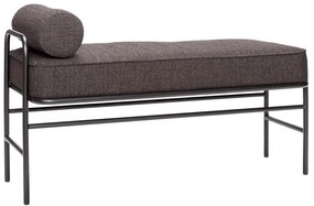 Hnedá leňoška s vankúšom Hübsch Pipe