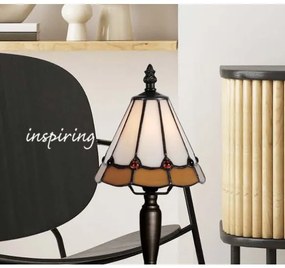 Tiffany lampa na nočný stolík vitráž Prezent 91 32*16