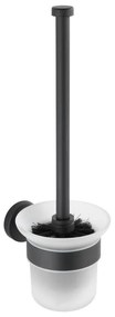 WENKO 24243100-WC kefa BOSIO BLACK 10x35 cm nerezová oceľ/strieborná/satinovaný