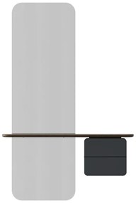 Antracitovo-hnedá predsieňová zostava v dekore duba One More Look – UMAGE