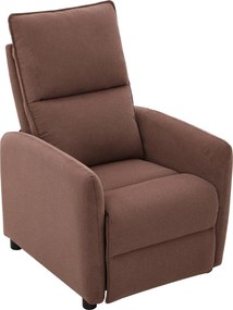 XXXLutz TV KRESLO, drevo, kov, plast, textil, hnedá Carryhome - Kreslá - 000454004503