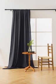 Záves OXFORD LIGHT 140x250 cm, tmavosivý Zavesenie: Riasiaca páska
