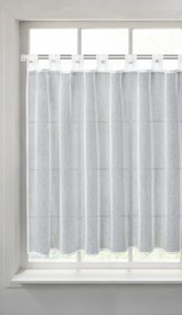 KRÁTKA ZÁCLONA NA PÚTKACH SEVILLA 150X90 CM BIELA