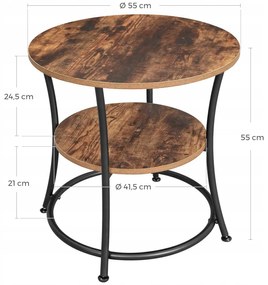 Dekorstudio Rustikálny konferenčný stolík - LET56BX