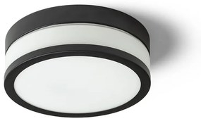 RENDL R13680 CIRA LED prisadené svietidlo, kúpeľňové IP44 opálové sklo/čierna