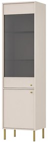 Vitrína Tokyo 2 2D pieskovo béžová 101