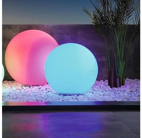 Eglo 55786-LED RGBW Vonkajšia lampa MONTEROLO-C 1xE27/9W/230V IP65 pr.30 cm+DO EG55786