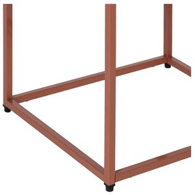 V terakotovej farbe nočný stolík Nara – Ixia