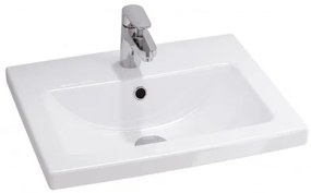 Cersanit Como, skrinkové umývadlo 50x40 cm, biela, K32-002-BOX