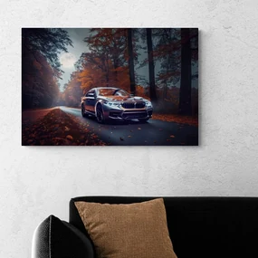 Obraz BMW v splne mesiaca