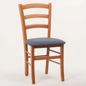 Stima stolička PAYSANE s čalúneným sedákom Vyberte odtieň ->: Jelša, Vyberte látku ->: LUX Jeans 33