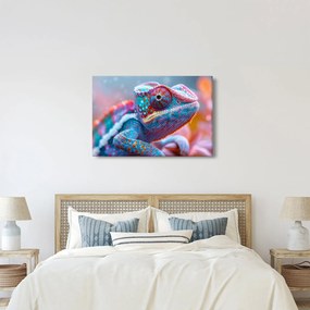 Obraz - Sfarbený chameleón (90x60 cm)