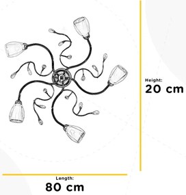 ONLI - Stropné svietidlo SHARON 5xE14/6W/230V